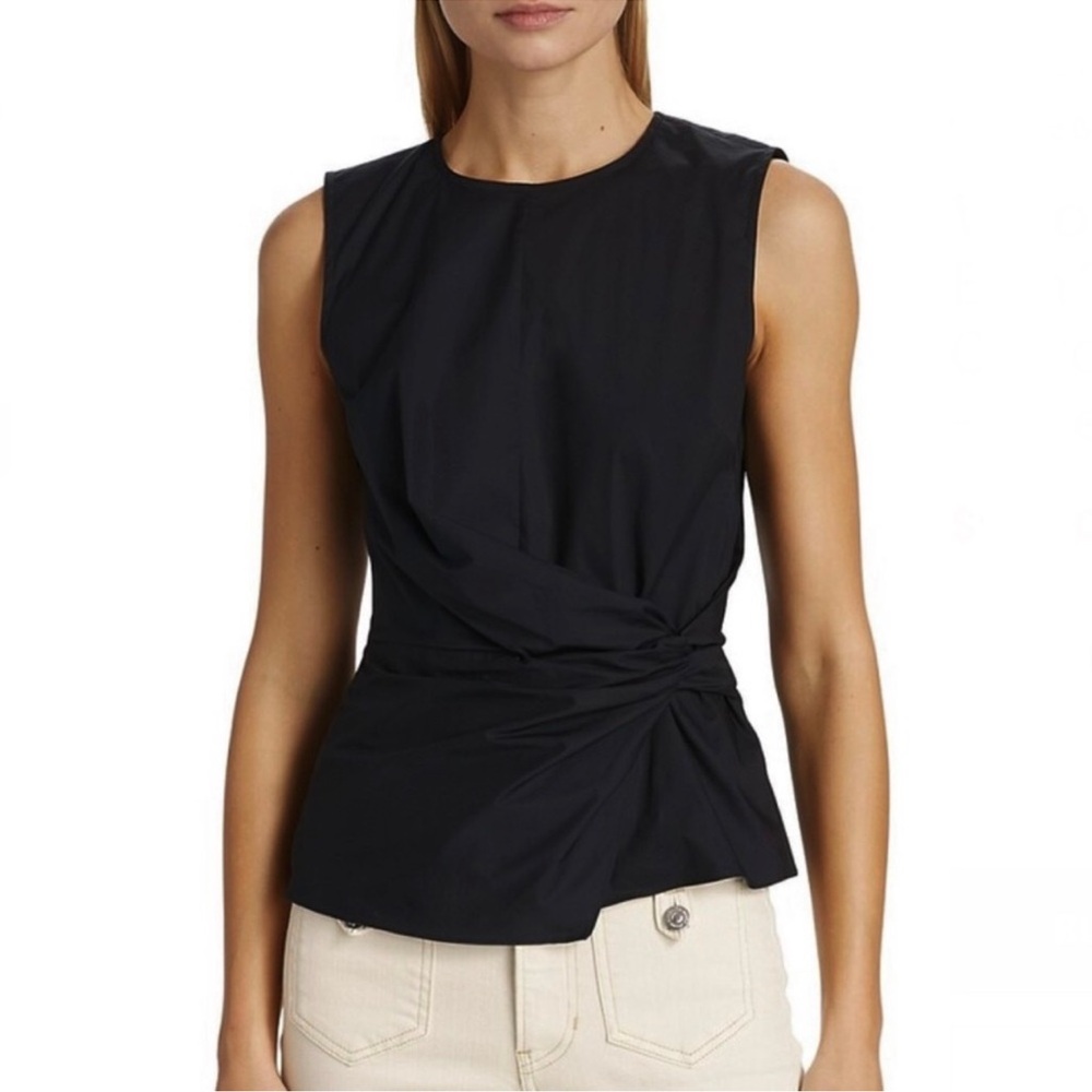 Veronica Beard Black Sleeveless Top